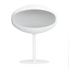 Cocoon Pedestal - White bioethanol fireplace with a sleek and modern freestanding design.