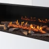 Decorative Logs for Planika Panorama bioethanol fireplace, offering a natural and elegant aesthetic.