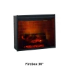 Dimplex Firebox 30" Electric Fireplace Insert in black with realistic flames and remote control operation.