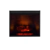 Dimplex Firebox 30" Electric Fireplace Insert in black with realistic flames and remote control operation.