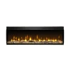 Dimplex Ignite Bold 74 - 188 cm built-in electric fireplace in a sleek black finish with multi-sided installation options and re
