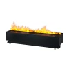 Dimplex Optimyst Cassette 1000 Projects – a black automatic vapour fireplace with remote control, ideal for custom installations