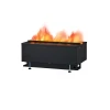 Dimplex Optimyst Cassette 500 Projects – a sleek black vapour fireplace with app and remote control for a realistic flame effect