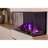 Dimplex 3 Step Multi Optimyst built-in vapour fireplace with Opti-myst flame effect, offering app control, remote operation, and