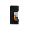 Dimplex Vivente Plus 100 built-in electric fireplace with multi-sided design and app control.