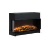 Dimplex Vivente Plus 100 built-in electric fireplace with multi-sided design and app control.
