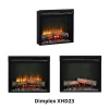 Dimplex XHD Electric Firebox – built-in electric fireplace insert with remote control, available in multiple sizes.