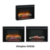 Dimplex XHD Electric Firebox – built-in electric fireplace insert with remote control, available in multiple sizes.