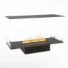 Foco Myst Four 1000 by FOCO Fires – a 4-sided Opti-Myst built-in vapour fireplace with remote control and realistic flame effect