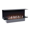 Foco Three 1500 by FOCO Fires – a premium 3-sided built-in bioethanol fireplace with remote, automatic, and manual control optio