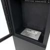 Jackson Bioethanol Stove by ScandiFlames in a sleek square design with black finish.