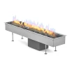 Galio Insert 1000 - Automatic outdoor gas burner in Corten Rust finish with app and remote control.