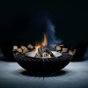 Cosmo Fire Pit - Black by GlammFire – a luxury outdoor fire pit with a sleek black finish, ideal for stylish outdoor gatherings.