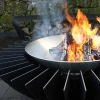 Cosmo Fire Pit - Black by GlammFire – a luxury outdoor fire pit with a sleek black finish, ideal for stylish outdoor gatherings.