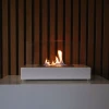 Lambeth White Tabletop Bio Fireplace by ScandiFlames – A compact and stylish bioethanol fireplace with a sleek white finish.