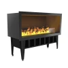 Incanto 1000 Water Vapour Fireplace by Magic Fire by Safretti – A luxurious built-in one-sided vapour fireplace with remote cont