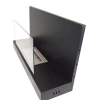 ScandiFlames Wall Mounted Bioethanol Fireplace in Black, 90 cm wide, sleek design with manual control
