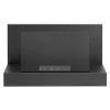 ScandiFlames Wall Mounted Bioethanol Fireplace in Black, 90 cm wide, sleek design with manual control