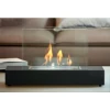 ScandiFlames Steel and Black Freestanding Bio Fireplace – a stylish and modern bioethanol fireplace with a sleek black finish, o