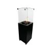 Muztag Malaga Patio Heater in sleek black finish, providing efficient outdoor heating.