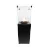 Muztag Malaga Patio Heater in sleek black finish, providing efficient outdoor heating.