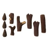 ScandiFlames Ceramics Wood 9 pcs. – Decorative ceramic logs for bioethanol fireplaces
