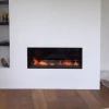 Foco Myst One 1000 by FOCO Fires - A sleek, built-in one-sided vapour fireplace with realistic flame effect and remote control.