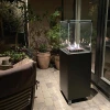 Muztag Malaga Patio Heater in sleek black finish, providing efficient outdoor heating.