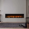New Forest 1900 Electric Fireplace Insert by British Fires – a sleek, multi-sided built-in fireplace with remote control and rea