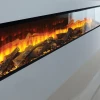 New Forest 2400 Electric Fireplace Insert by British Fires in a sleek black finish, featuring a built-in multi-sided design for 