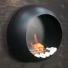 ScandiFlames Ceramics Pebbles White - 24 Pieces for bioethanol fireplaces, heat-resistant and decorative.