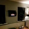 Ocean Black Bio Wall Fireplace by ScandiFlames – wall-mounted bioethanol fireplace with a sleek black finish, 3-hour burn time, 