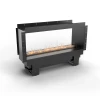 Cool Flame 1000 See-through Fireplace – a sleek, two-sided built-in vapour fireplace with Opti-myst flame effect and remote cont