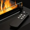 Cool Flame 500 Three-sided built-in vapour fireplace with Opti-myst effect, remote control, and 12-hour operation.