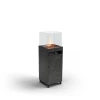 OIA Outdoor Gas Heater in Black – sleek, durable, and perfect for outdoor heating with a 10 kW heat output.