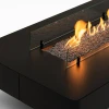 Rio Table Outdoor Gas Table in black with manual control and 10 kW heat output, perfect for outdoor spaces.