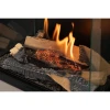 Decorative Set for Planika Rock Bioethanol Fireplace, realistic log accessory for an elegant look.
