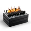 Planika Senso Basket bioethanol fireplace insert in black, featuring automatic operation and remote control.