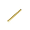 Cocoon Aeris Extension Rod 25 cm in polished brass, designed for height adjustment of Cocoon Fires suspended fireplaces.