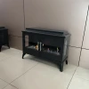 Atlanta Double Bioethanol Stove by ScandiFlames – a sleek black bioethanol stove with a 3-litre capacity and 6-hour burn time.