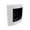 ScandiFlames White Wall Mounted Bioethanol Fireplace - a modern, wall-mounted bioethanol fireplace with a sleek white finish and