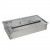 ScandiFlames Deluxe Bio Burner - 2.0L (W: 32 cm) in stainless steel with manual control, offering up to 8 hours of burn time.