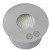 ScandiFlames Round 2.5L Bio Burner (Ø: 19 cm) - Stainless steel manual bioethanol burner for custom fireplace installations.