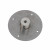 Ottawa/Halifax Ceiling Bracket by ScandiFlames in brushed steel, designed for secure and stylish mounting of bioethanol fireplac