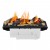 Dimplex Cassette 400/600 Opti-Myst Built-in Unit with realistic water vapour flame effect in a sleek black finish.