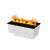 Dimplex Cassette 400/600 Opti-Myst Built-in Unit with realistic water vapour flame effect in a sleek black finish.