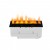 Dimplex Cassette 400/600 Opti-Myst Built-in Unit with realistic water vapour flame effect in a sleek black finish.