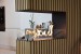 Foco Room Divider 800 by FOCO Fires – A premium 3-sided built-in bioethanol fireplace in black, offering remote and manual contr