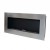 Murus 1200 Brushed Steel wall-mounted bioethanol fireplace with a sleek modern design.