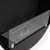 Okto Octagonal Fireplace by ScandiFlames, a white wall-mounted bioethanol fireplace with a modern octagonal design.